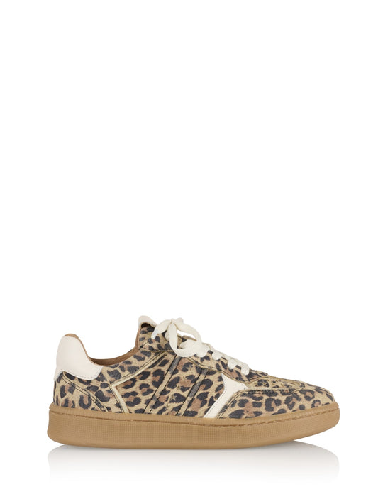 MIRABEL leopard - Sneakers | Cognac / Off white