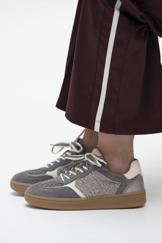 MIRABEL teddy - Sneakers | Grey / Off white