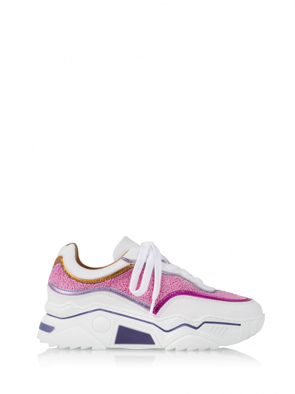 MOON terry - Sneakers | White / Pink
