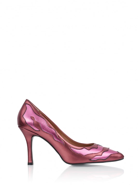 MYKONOS metallic flames - Pumps | Pink / Oxblood