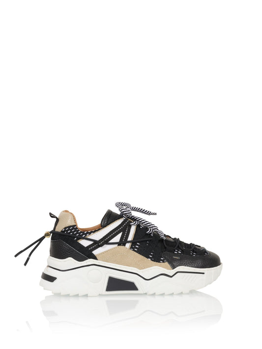ORION mesh - Sneakers | Black / Beige