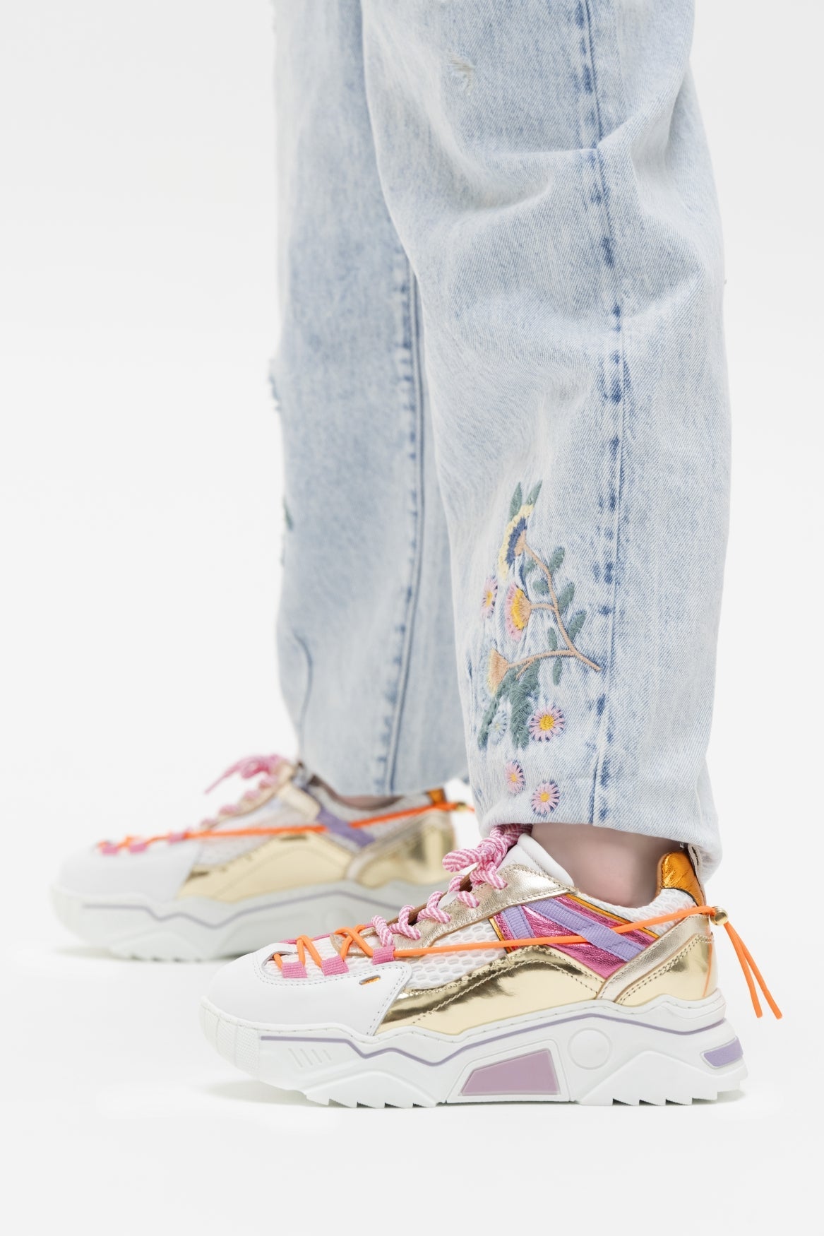 ORION KIDS - Sneakers | Champagne / Pink