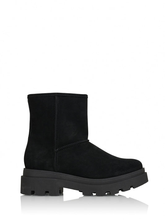 OSLO suede - Bikerboots | Black