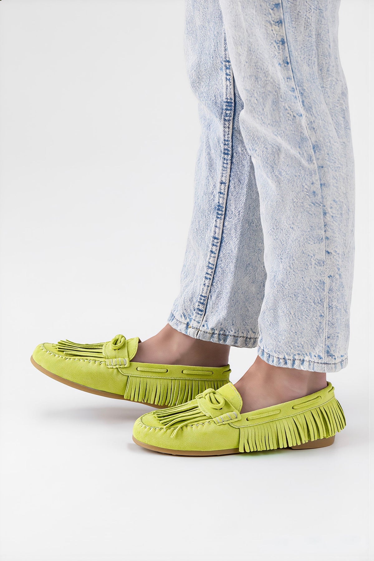 PARRAL suede - Mocassins | Lime