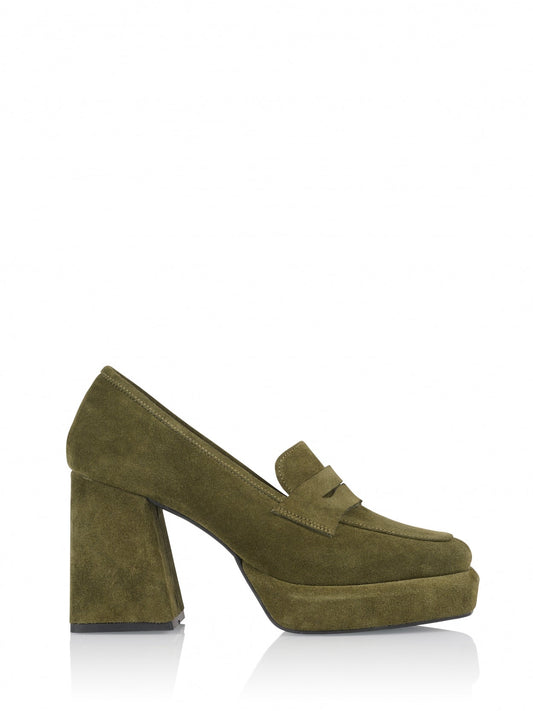 PAVIA suede - Loafers | Army