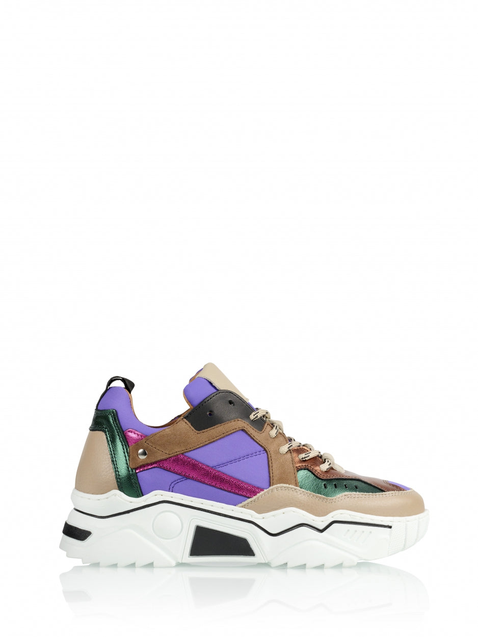 PLUTO scuba - Sneakers | Purple / Beige