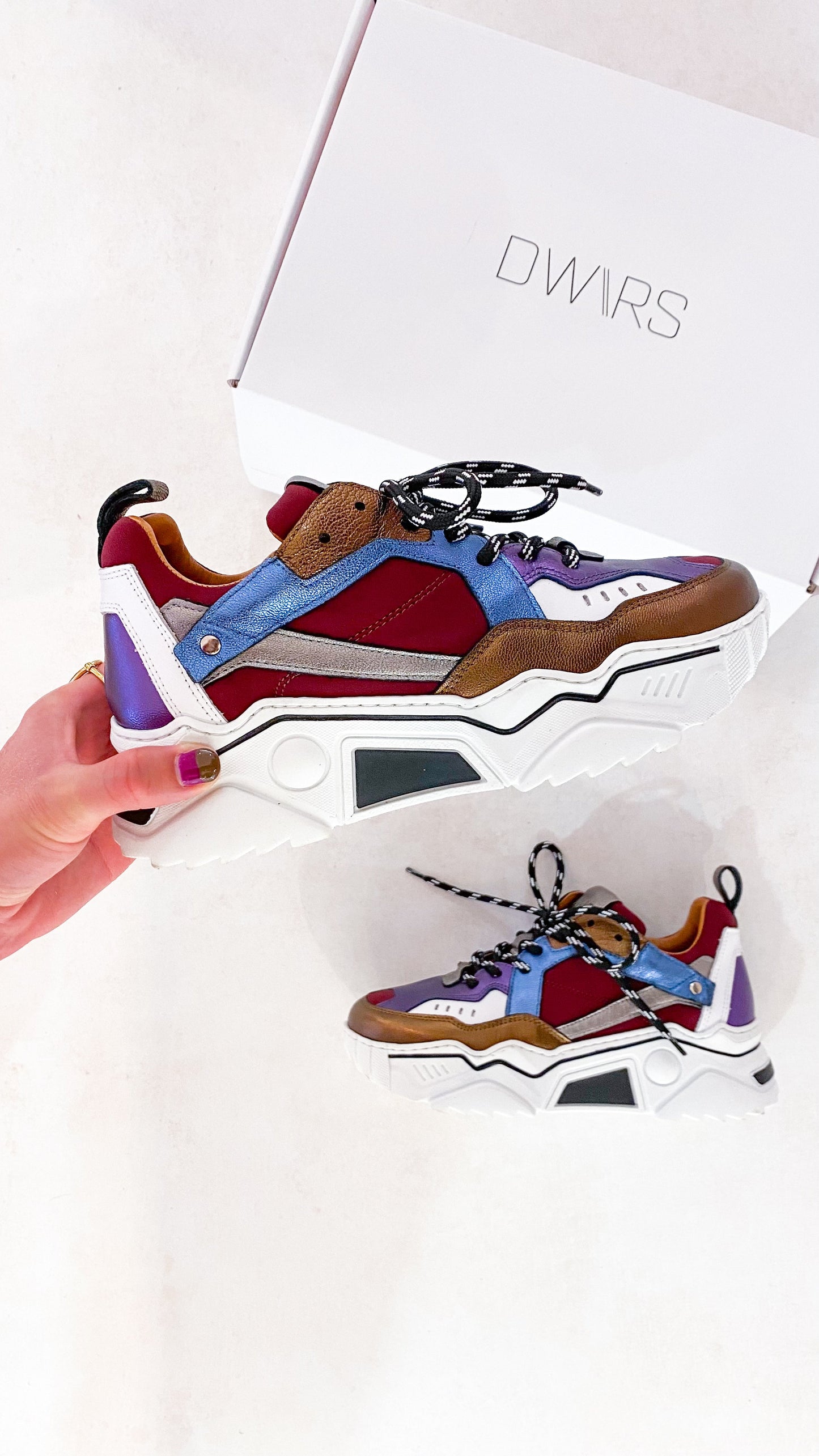 PLUTO metallic - Sneakers | Purple / Bordeaux