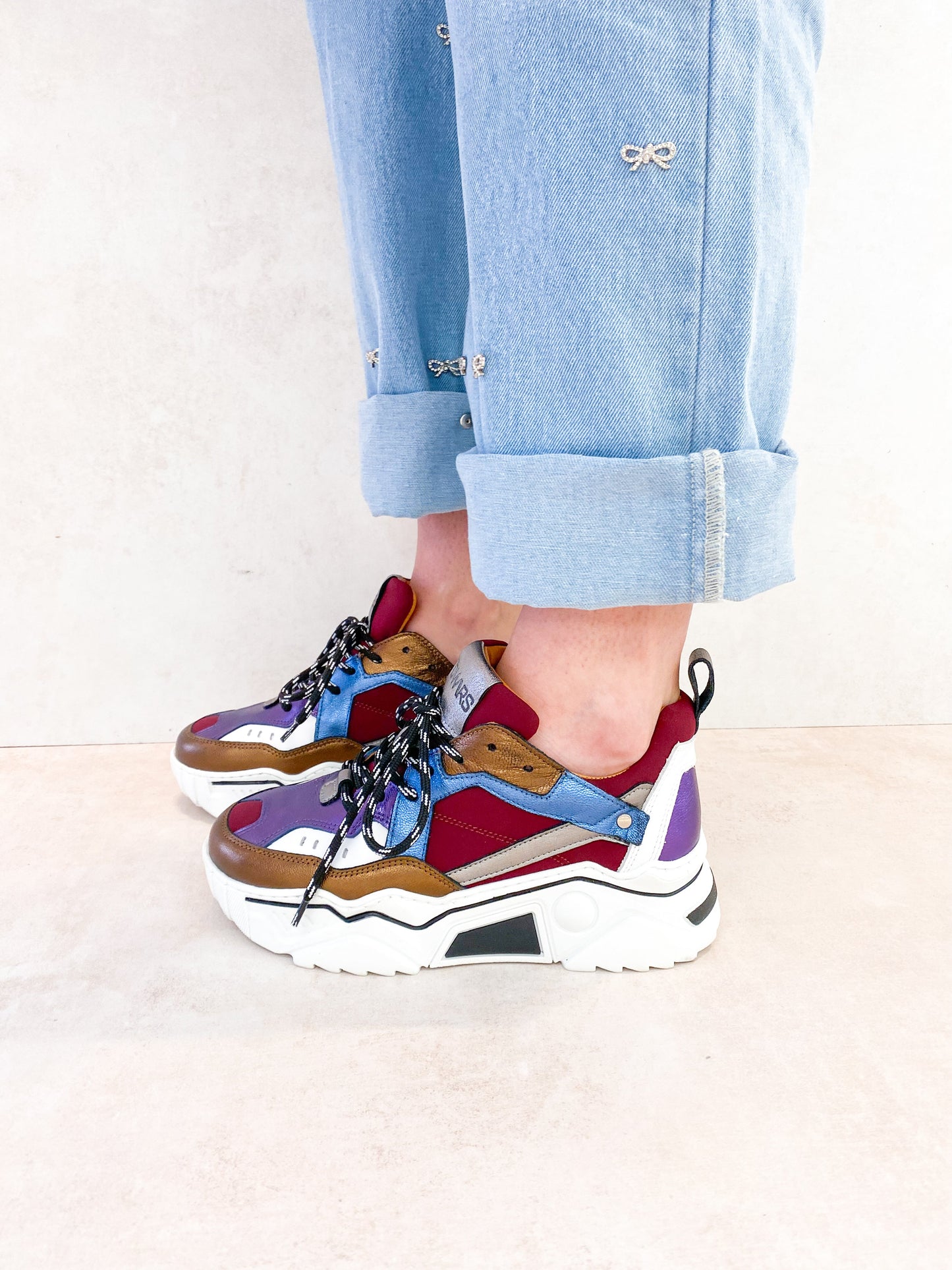 PLUTO metallic - Sneakers | Purple / Bordeaux