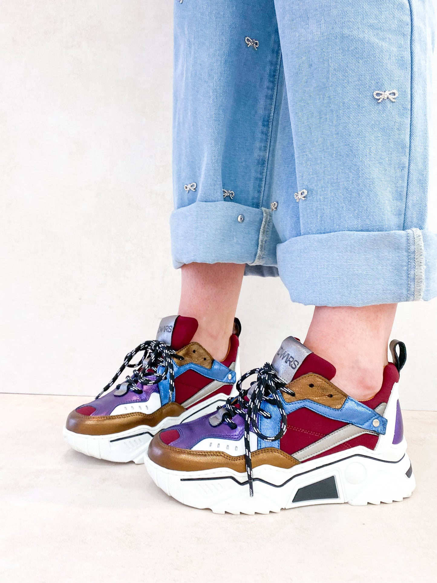 PLUTO metallic - Sneakers | Purple / Bordeaux