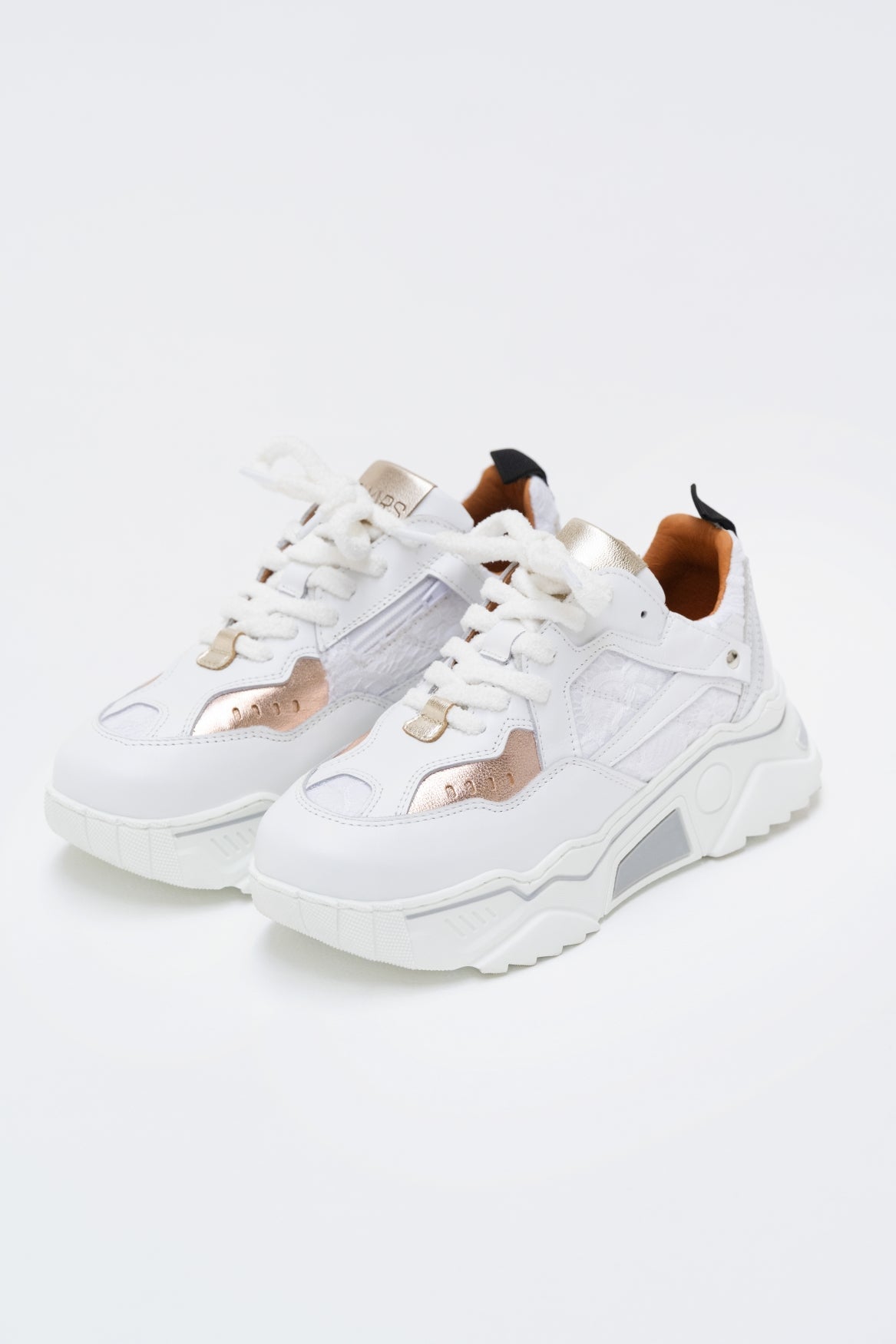 PLUTO KIDS mesh - Sneakers | White / Rosé