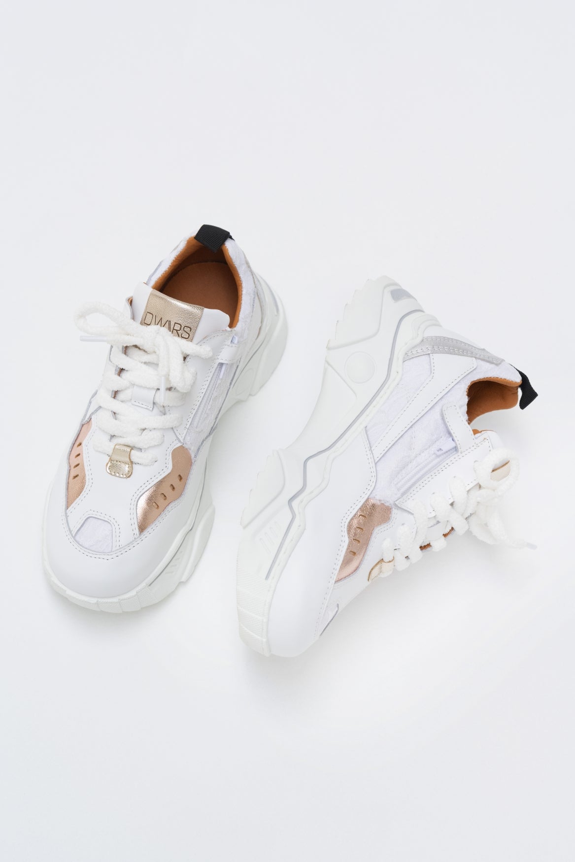 PLUTO KIDS mesh - Sneakers | White / Rosé