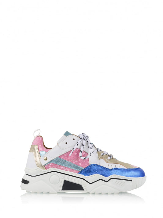 PLUTO sequins - Sneakers | Pink / Blue