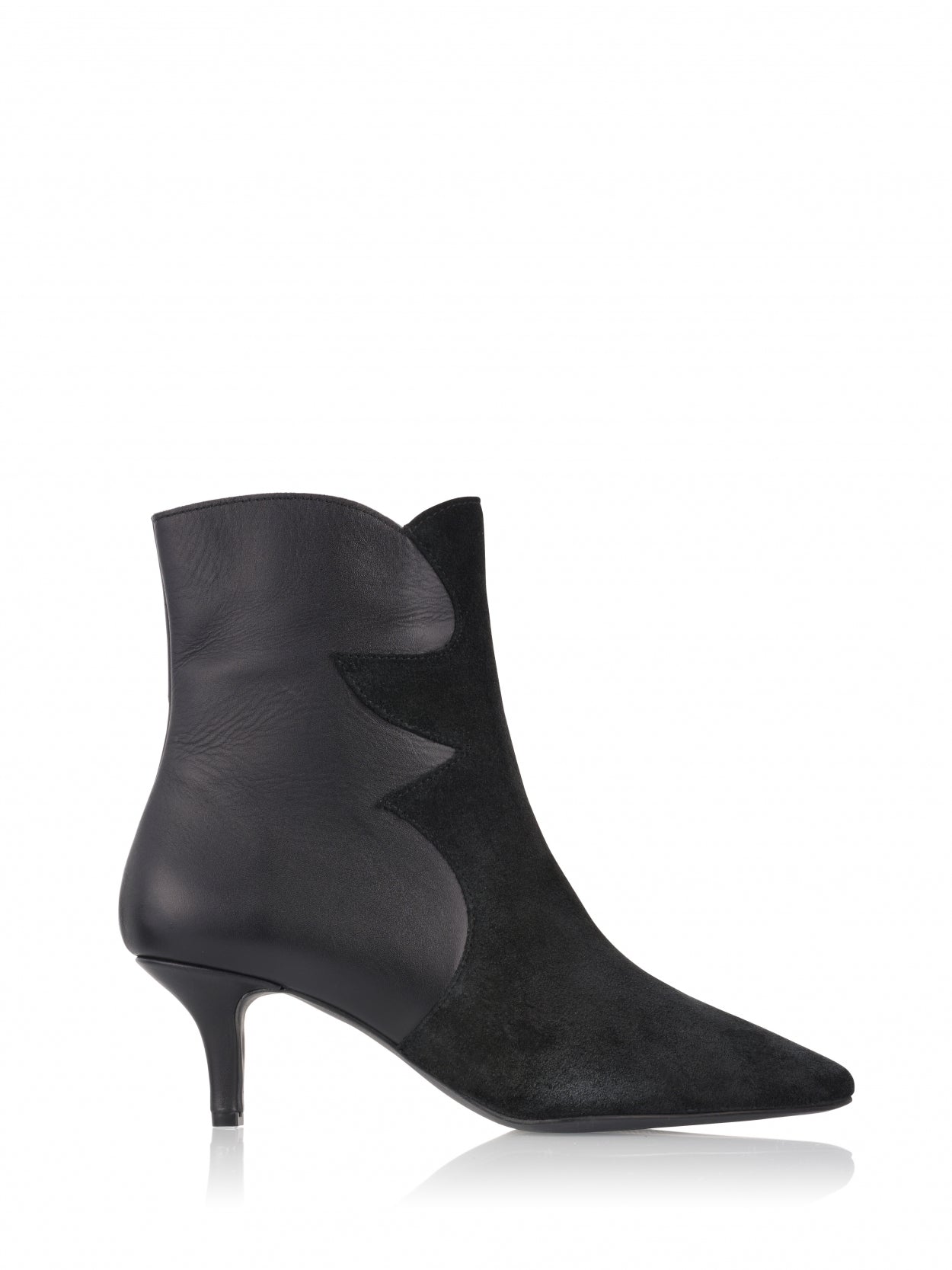PONZA suede - Westernboots | Black