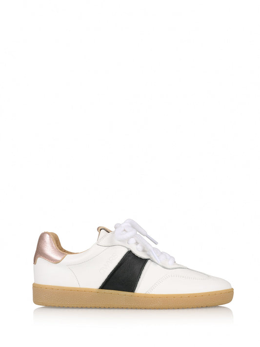 POONA leer - Sneakers | Rosé / White