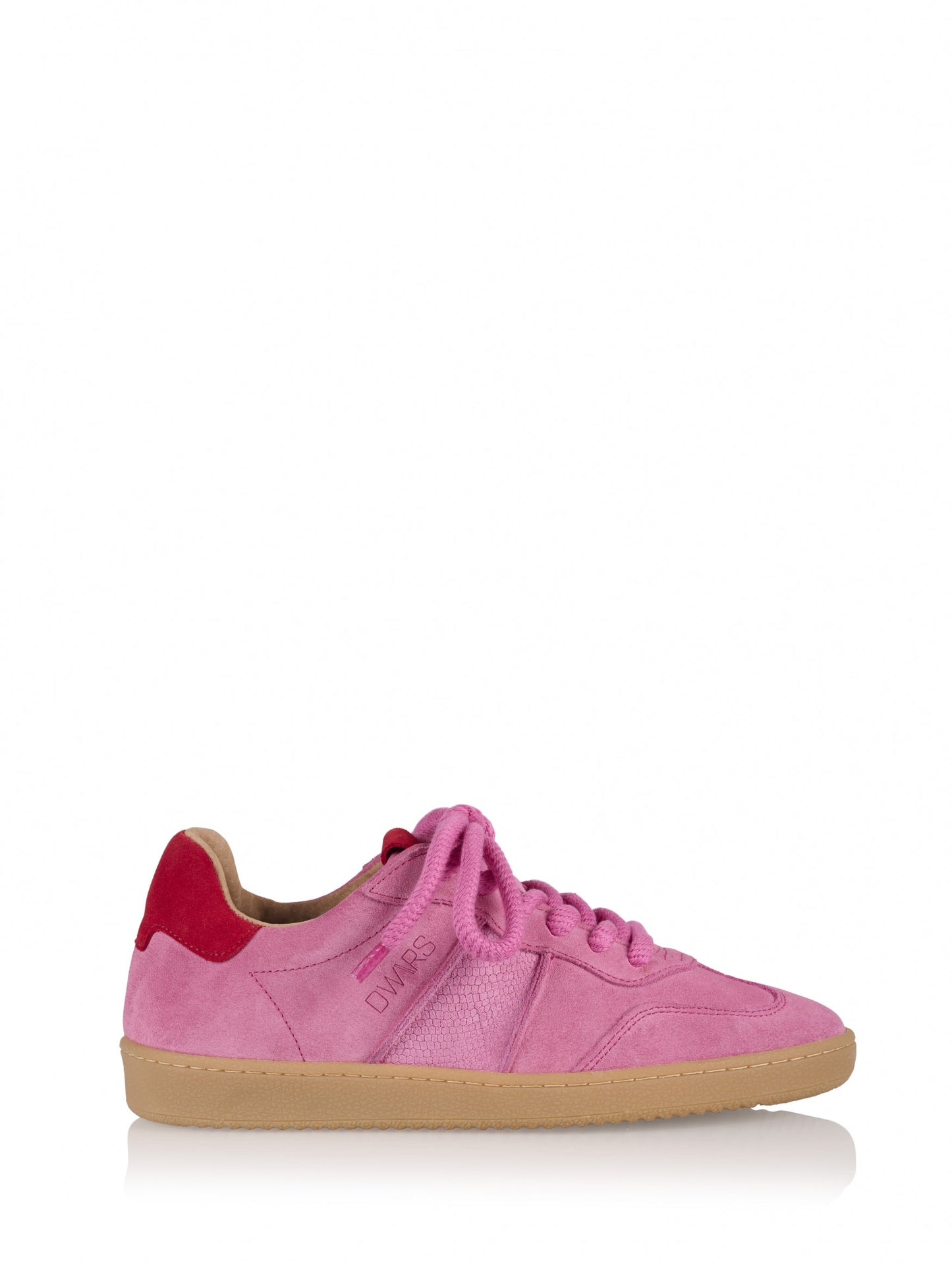 POONA Wildleder-Sneaker | Rosa/Rot
