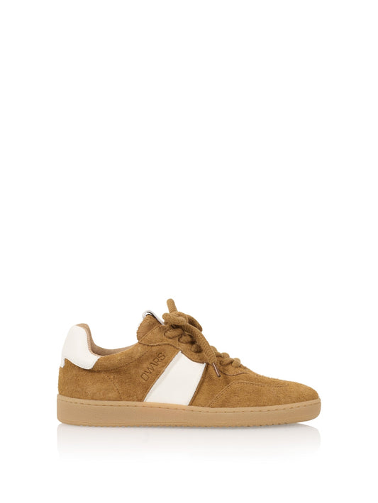 POONA suede - Sneakers | Cognac / Off white