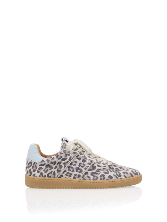 POONA leopard - Sneakers | Sand / Lt. Blue