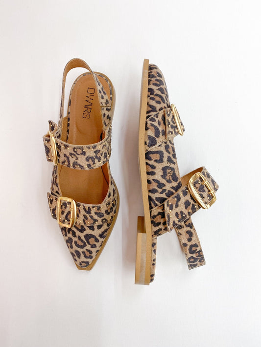 PORT ISABEL leopard O - Slingbacks | Sand