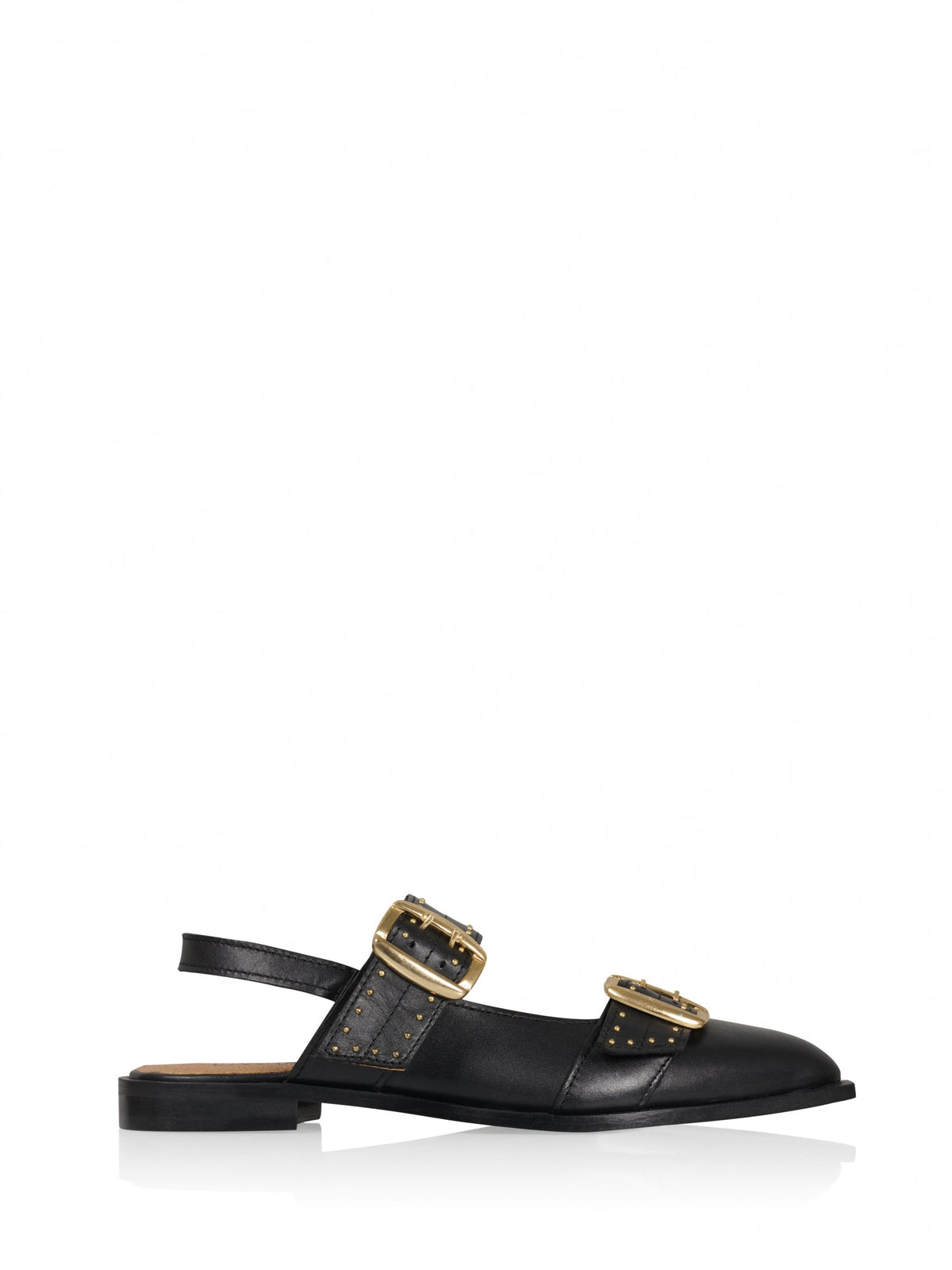 PORT ISABEL leer - Slingbacks | Black