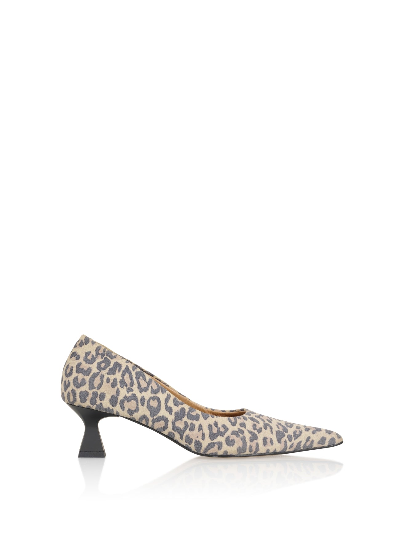 SALOU Leopard - Heels | Grau