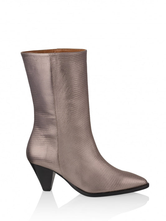 SAMARA metallic - Westernboots | Smoke