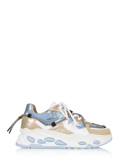 SATURNUS denim - Sneakers | Champagne / Jeans