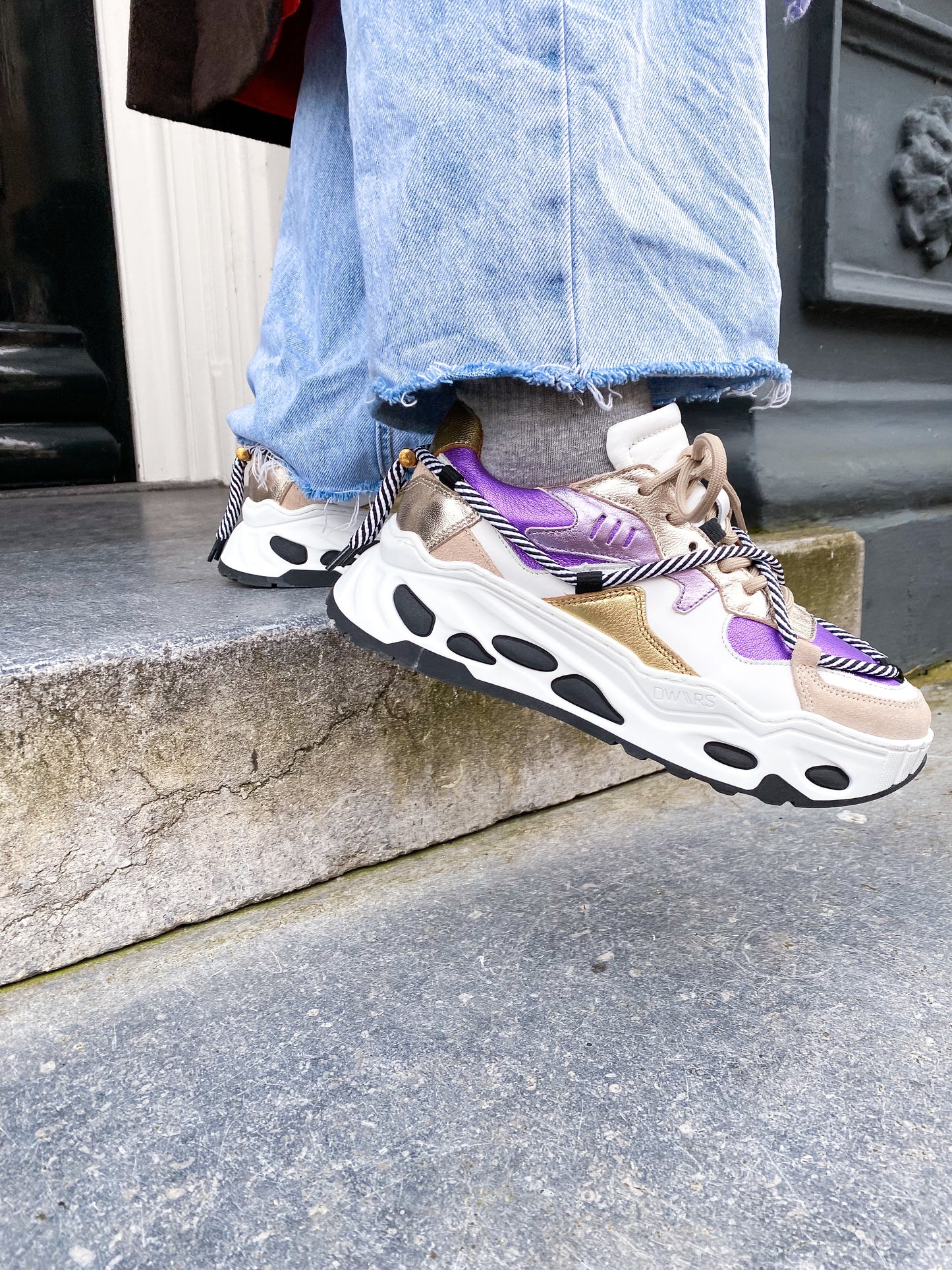 SATURNUS metallic - Sneakers | Lila / Champagne