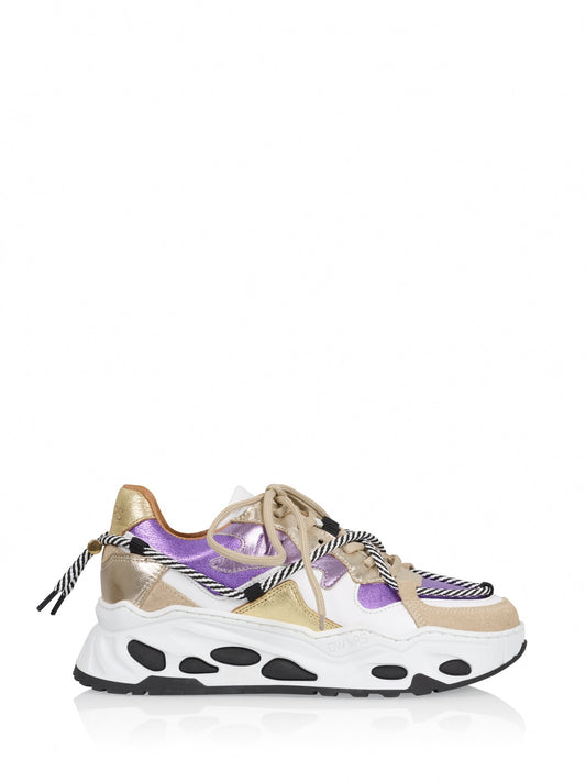SATURNUS metallic - Sneakers | Lila / Champagne