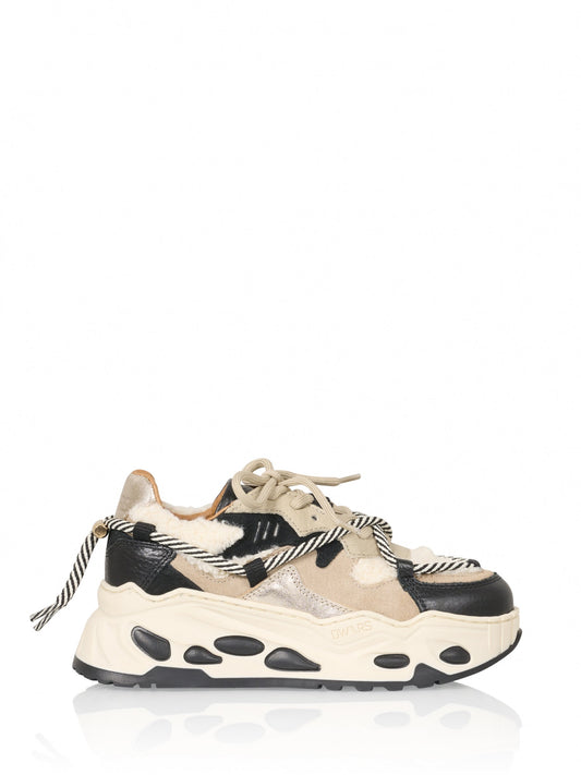 SATURNUS KIDS teddy - Sneakers | Black / Off white