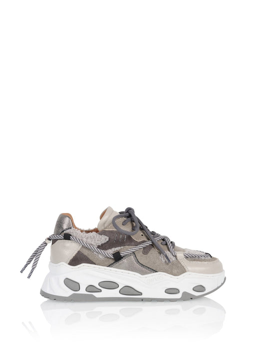 SATURNUS teddy - Sneakers | Grey / Steel