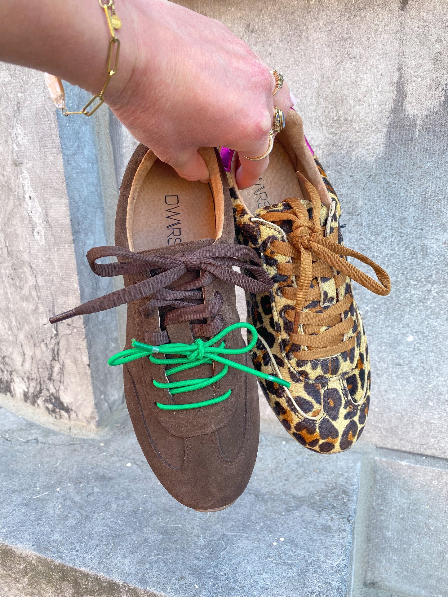 SAVA suede - Sneakers | Dark brown / Green