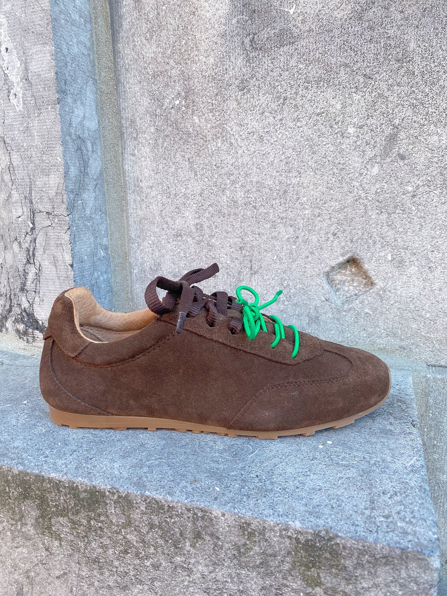 SAVA suede - Sneakers | Dark brown / Green