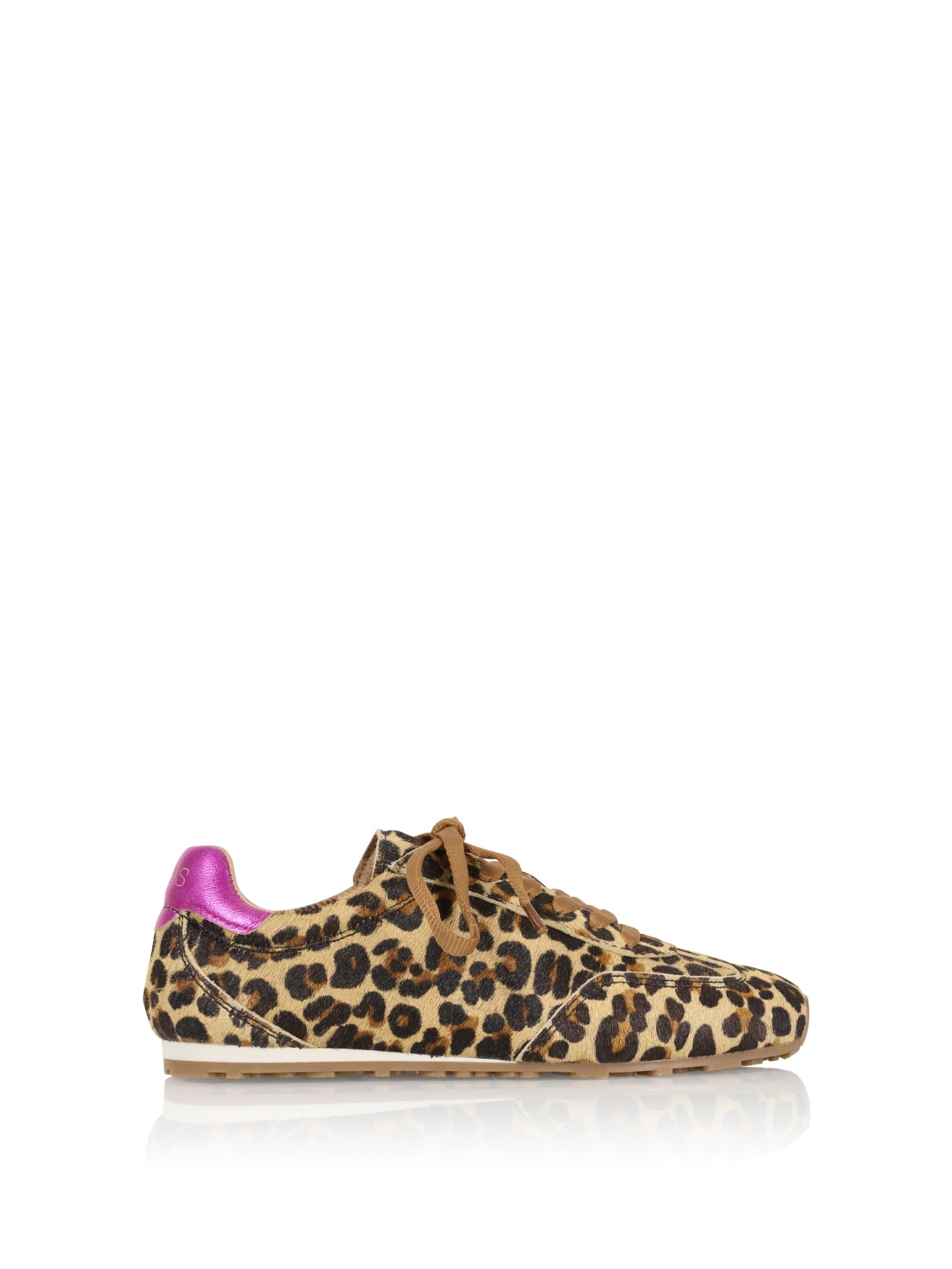 SAVA leopard hair on - Sneakers | Cognac / Fuchsia