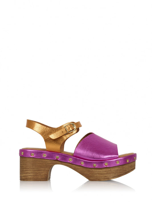 SICILIE metallic - Hakken | Fuchsia / Orange