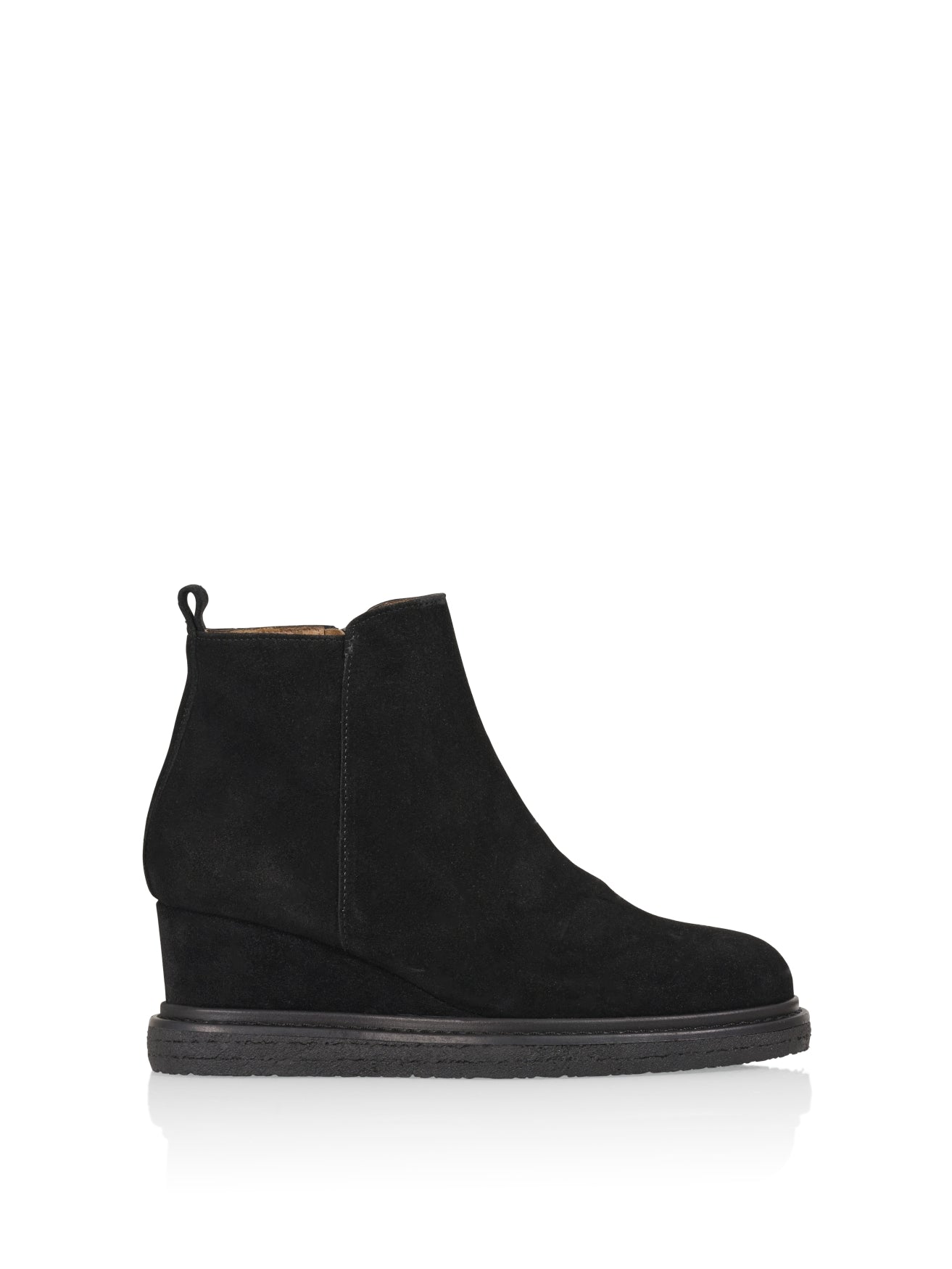 SORIA suede - Enkellaarsjes | Black