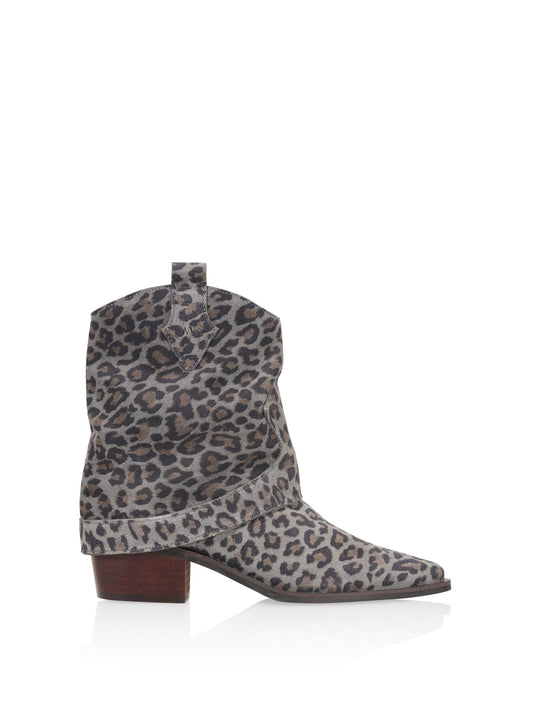 TIRANA Leopard - Westernstiefel | Grau