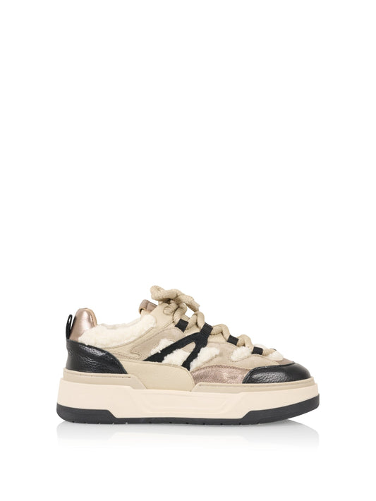 WALTON teddy - Sneakers | Black / Stone