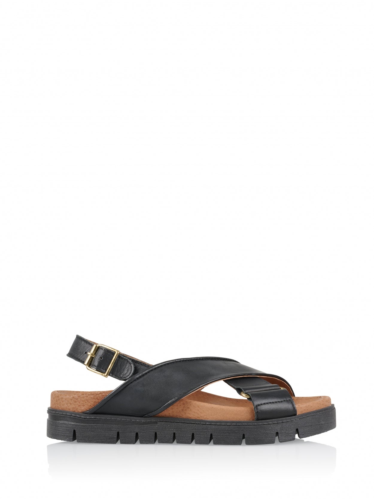 BURKINA leer - Sandalen | Black