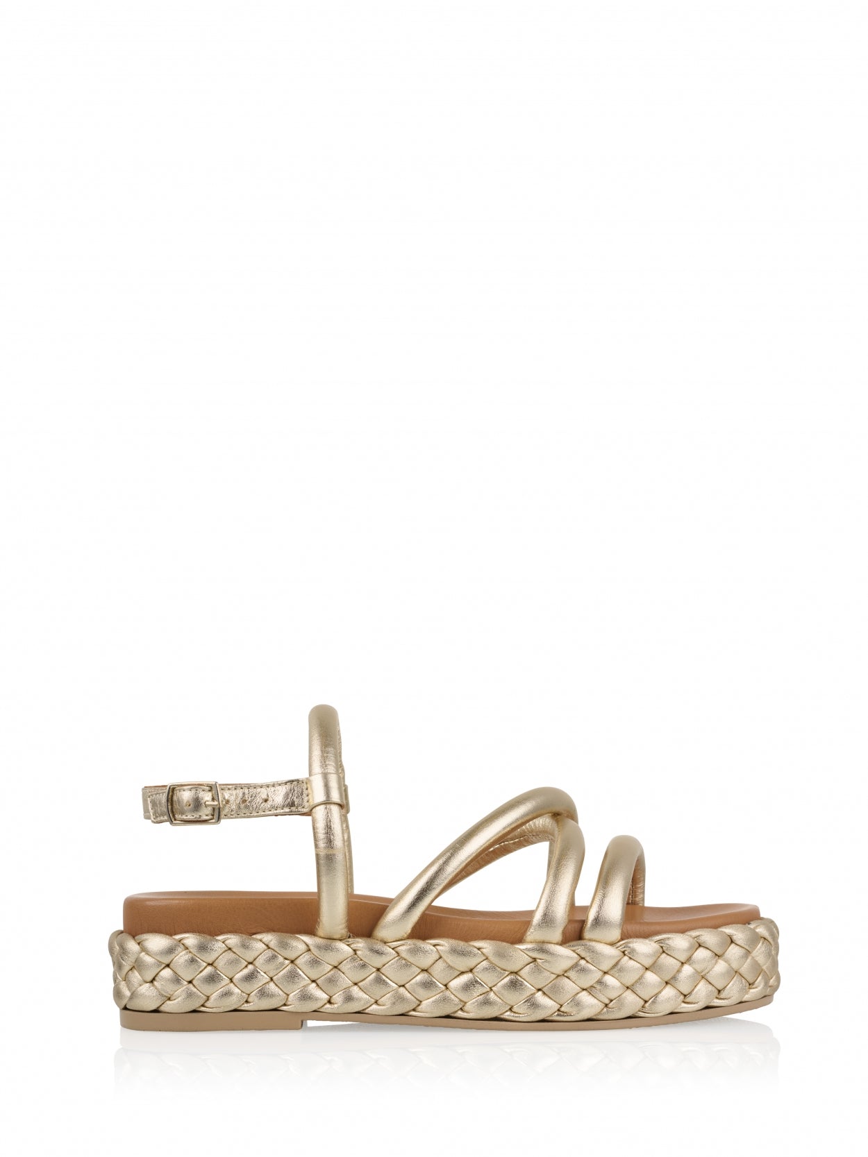 CYPRUS metallic - Sandalen | Champagne