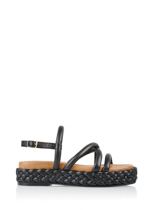 CYPRUS leer - Sandalen | Black