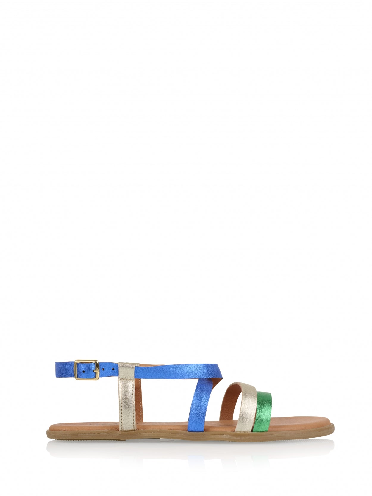 HAWAII metallic - Sandalen | Dk. Blue / Green