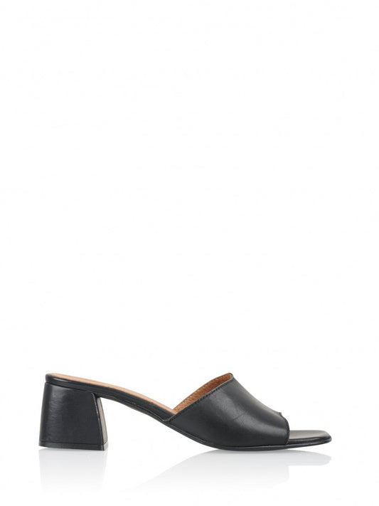 MARBELLA leer - Hakken | Black